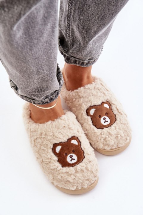 Kapcie Model Temiena 24PA98-6625 Beige - Step in style Kapcie Model Temiena 24PA98-6625 Beige - Step in style