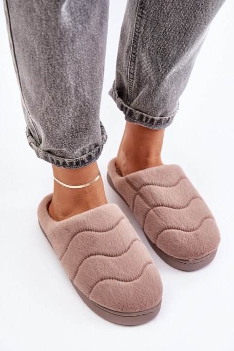 Kapcie Model Vamirae 24PA98-6622 Brown - Step in style Kapcie Model Vamirae 24PA98-6622 Brown - Step in style