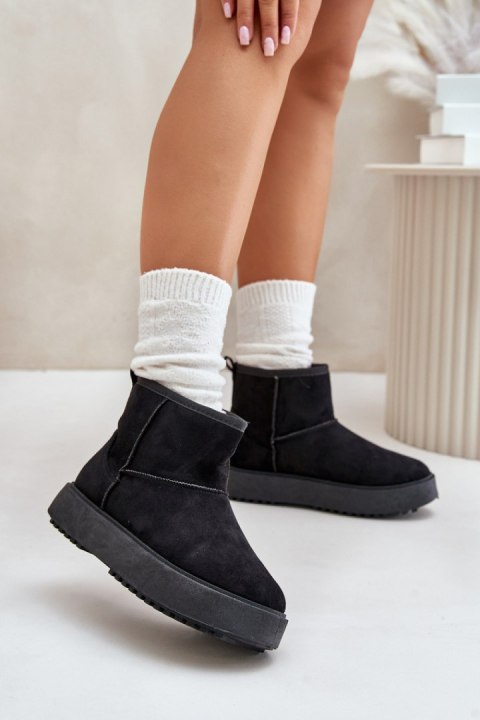 Śniegowce Model Atteria 24BT26-7408 Black - Step in style Śniegowce Model Atteria 24BT26-7408 Black - Step in style
