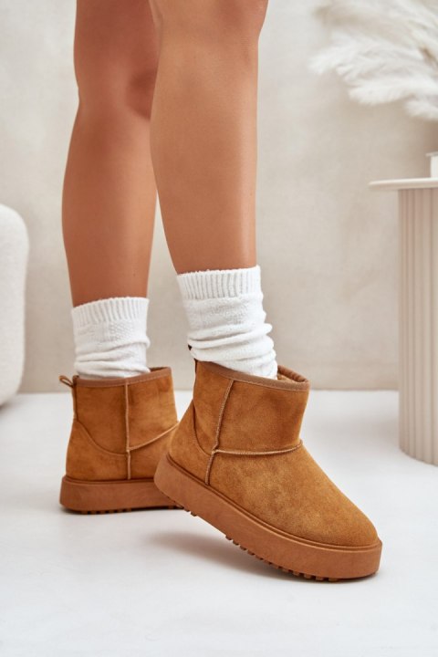 Śniegowce Model Atteria 24BT26-7408 Camel - Step in style Śniegowce Model Atteria 24BT26-7408 Camel - Step in style