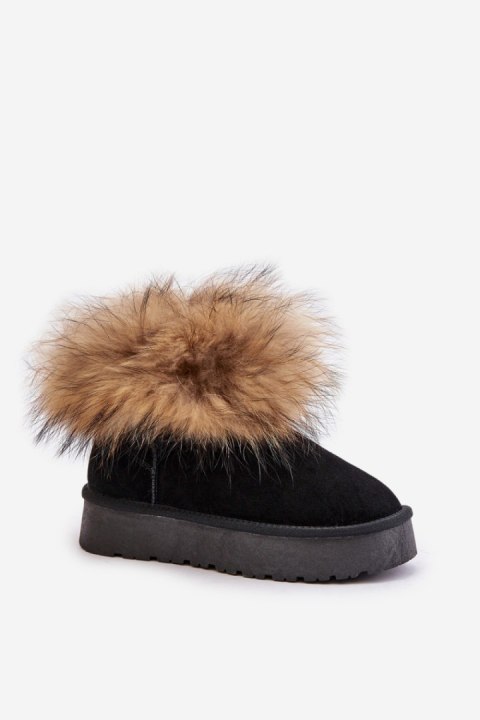 Śniegowce Model Avirisa W5893 Black - Step in style Śniegowce Model Avirisa W5893 Black - Step in style