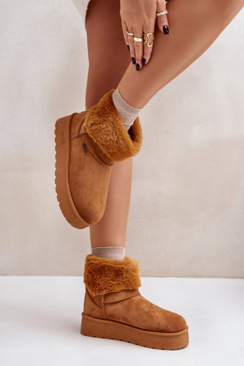 Śniegowce Model Big Star OO274A106 Camel - Step in style Śniegowce Model Big Star OO274A106 Camel - Step in style