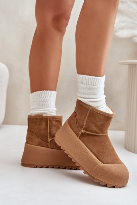 Śniegowce Model Big Star OO274A212 Brown - Step in style Śniegowce Model Big Star OO274A212 Brown - Step in style