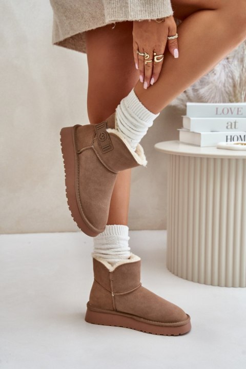 Śniegowce Model Vinceza 97951 Beige - Step in style Śniegowce Model Vinceza 97951 Beige - Step in style