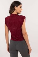Bluzka Model DHJ-BZ-19978.95 Bordo - Italy Moda