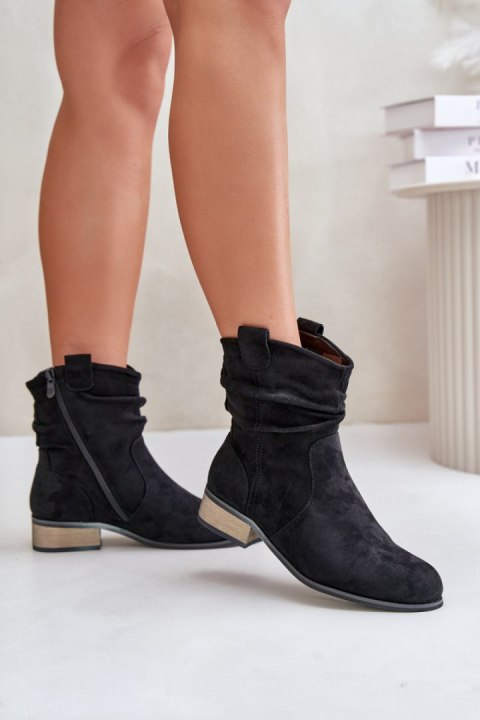 Botki Model Elletinnia 24BT02-3046 Black - Step in style Botki Model Elletinnia 24BT02-3046 Black - Step in style