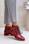 Botki Model Maciejka 5743A-08 Red - Step in style