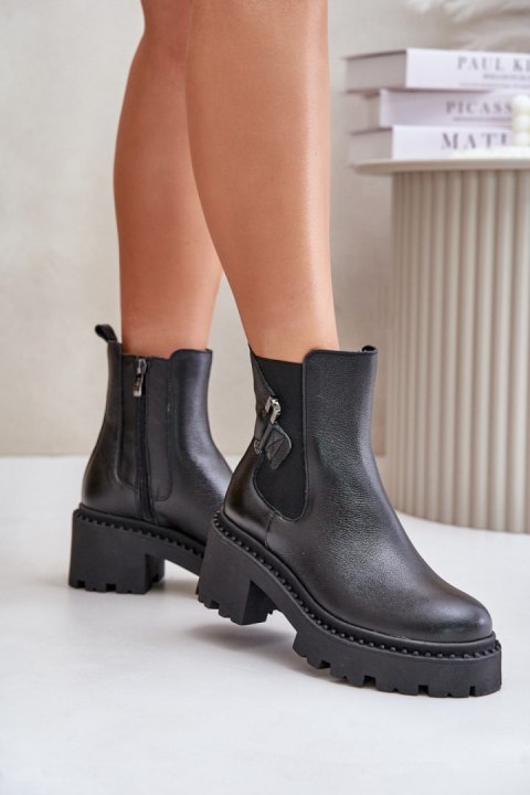 Botki Model Zazoo 60490 Black - Step in style Botki Model Zazoo 60490 Black - Step in style