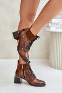 Botki Model Zazoo 60503 Brown - Step in style