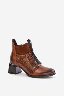 Botki Model Zazoo 60503 Brown - Step in style