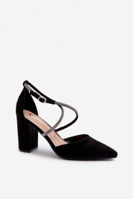 Czółenka Model Lagra QA205P Black - Step in style