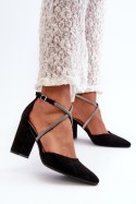 Czółenka Model Lagra QA205P Black - Step in style