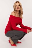 Sweter Damski Model DHJ-SW-A2449.33 Red - Italy Moda
