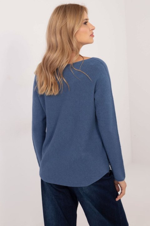 Sweter Damski Model IT-SW-0810.08P Dark Blue - BFG Sweter Damski Model IT-SW-0810.08P Dark Blue - BFG