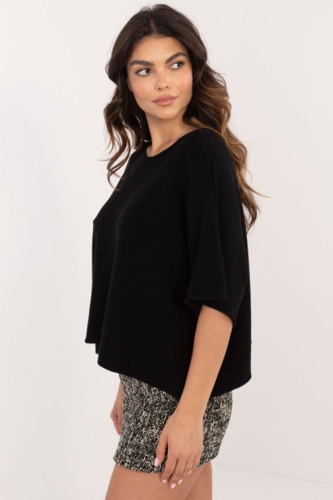 Sweter Damski Model IT-SW-0811.88P Black - BFG Sweter Damski Model IT-SW-0811.88P Black - BFG