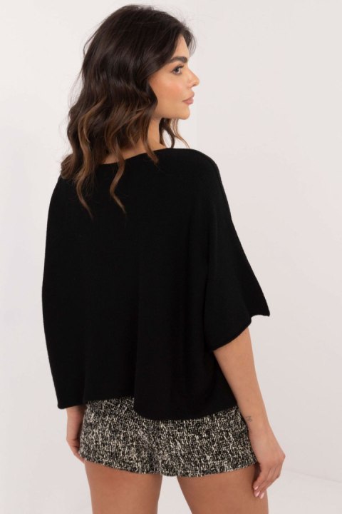 Sweter Damski Model IT-SW-0811.88P Black - BFG Sweter Damski Model IT-SW-0811.88P Black - BFG