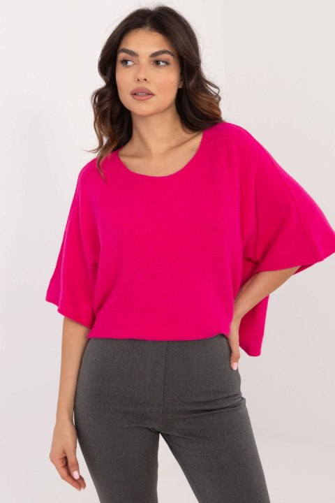 Sweter Damski Model IT-SW-0811.88P Fuksja - BFG Sweter Damski Model IT-SW-0811.88P Fuksja - BFG