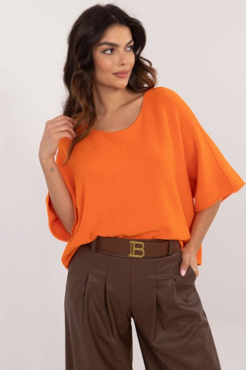 Sweter Damski Model IT-SW-0811.88P Orange - BFG Sweter Damski Model IT-SW-0811.88P Orange - BFG
