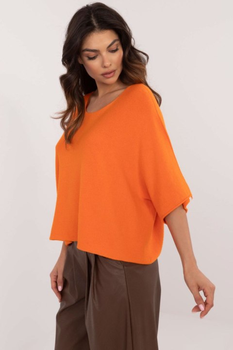 Sweter Damski Model IT-SW-0811.88P Orange - BFG Sweter Damski Model IT-SW-0811.88P Orange - BFG