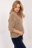 Sweter Damski Model MI-SW-1110.39P Dark Beige - Italy Moda