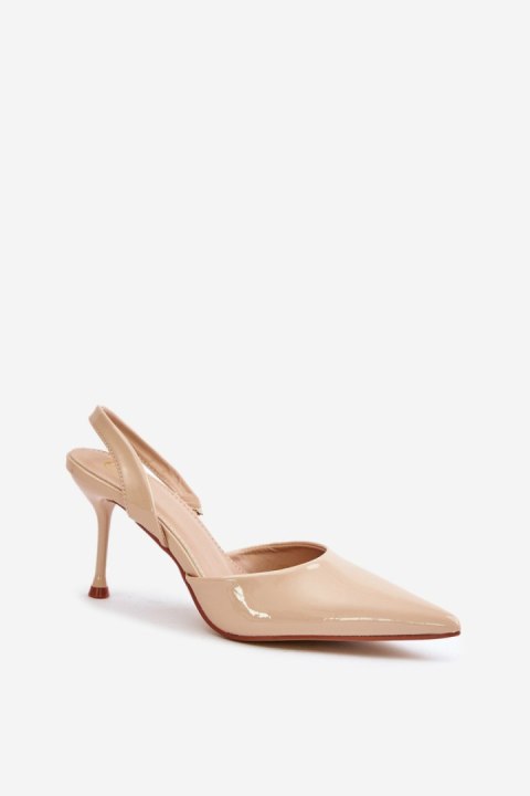 Szpilki Model Emmizola SQC-128 Beige - Step in style Szpilki Model Emmizola SQC-128 Beige - Step in style