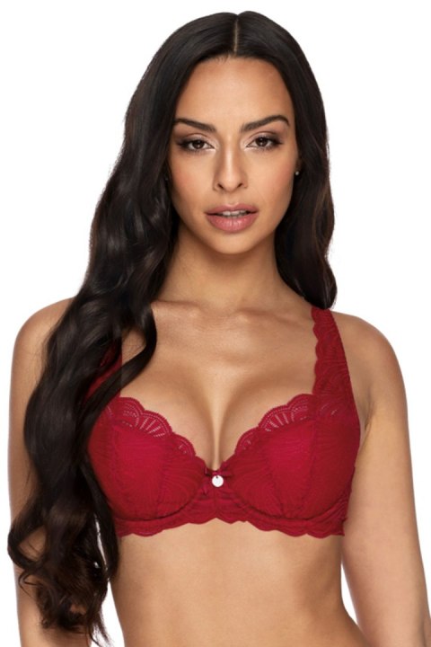 Biustonosz push up Biustonosz Usztywniany Model 3343/22 Lou Red - Mat