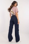 Spodnie Jeansowe Model D80016BD62458D282 Navy - Sublevel