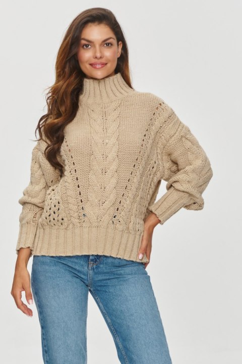 Sweter Damski Model S156 Beige - Makadamia