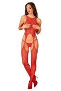 Bodystocking Model N122 Red - Obsessive