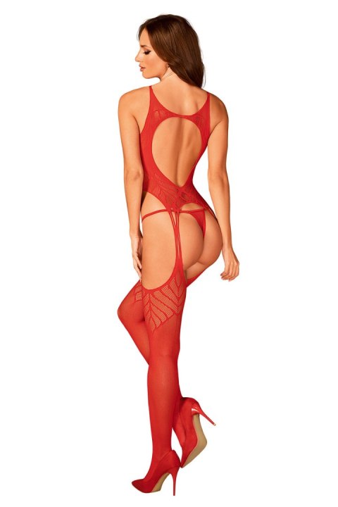 Bodystocking Model N122 Red - Obsessive Bodystocking Model N122 Red - Obsessive