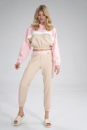 Spodnie Damskie Model M756 Beige/Pink - Figl