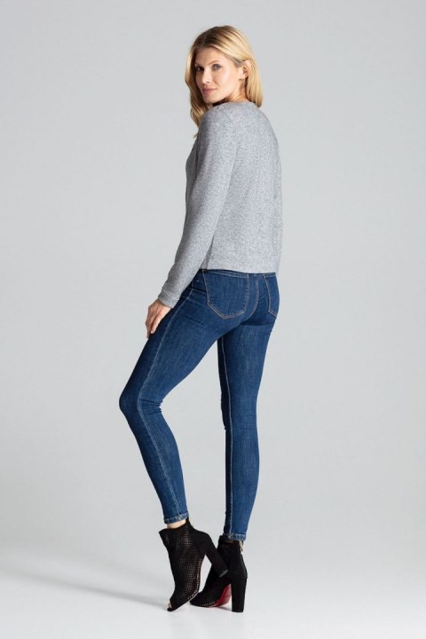 Sweter Damski Model M683 Grey - Figl Sweter Damski Model M683 Grey - Figl