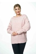 Sweter Damski Model M882 Light Pink - Figl