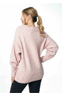 Sweter Damski Model M882 Light Pink - Figl