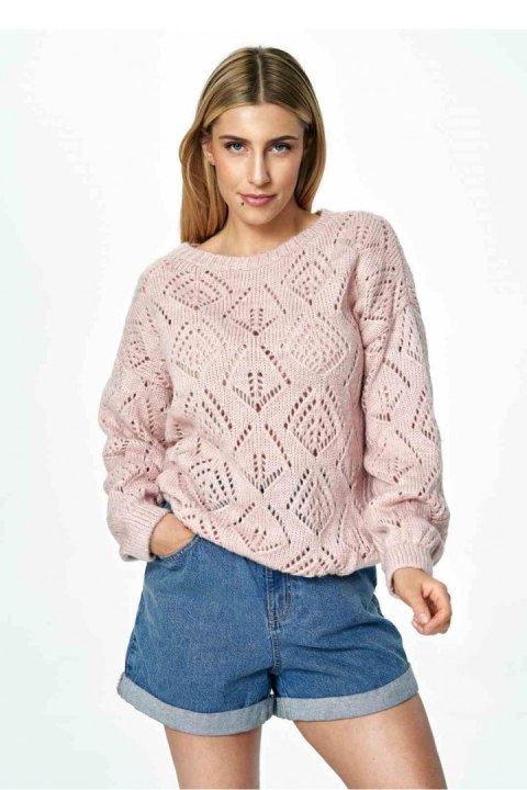 Sweter Damski Model M887 Light Pink - Figl