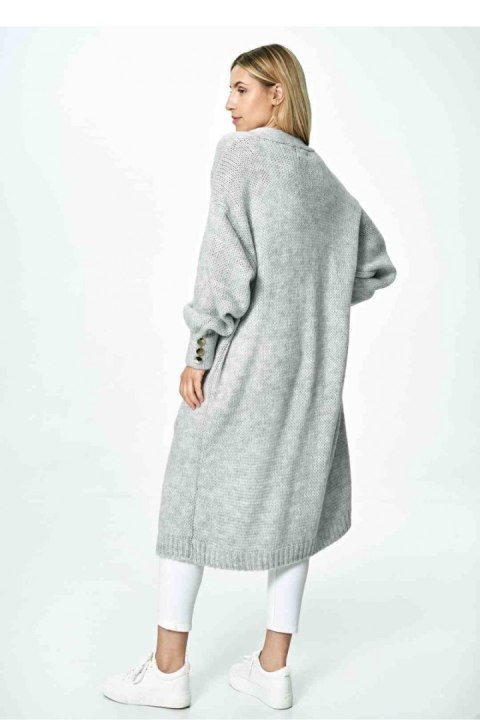 Sweter Kardigan Model M889 Grey - Figl Sweter Kardigan Model M889 Grey - Figl