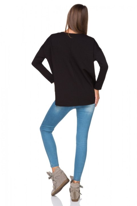 Bluza Damska Model T189/1 Black - Tessita Bluza Damska Model T189/1 Black - Tessita