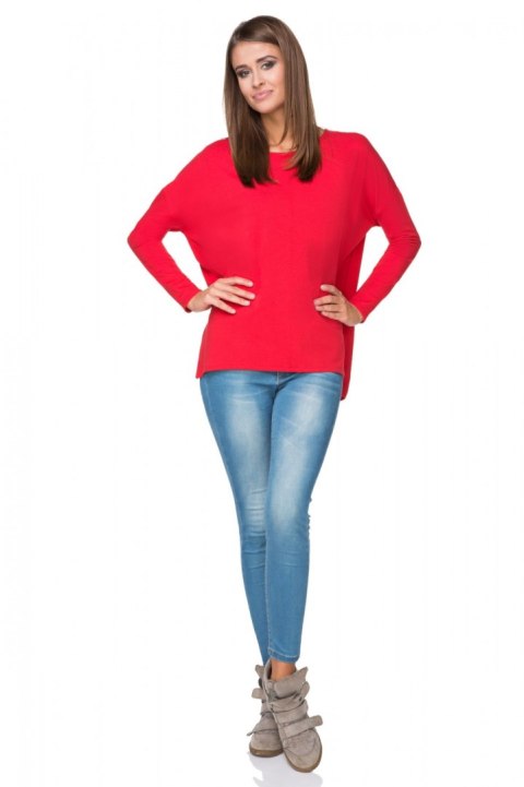 Bluza Damska Model T189/5 Red - Tessita Bluza Damska Model T189/5 Red - Tessita