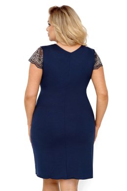 Koszulka nocna Koszulka Model Greta Plus Dark Blue - Donna