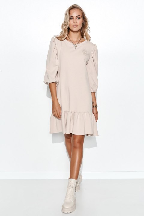 Sukienka Model M709 Light Beige - Makadamia Sukienka Model M709 Light Beige - Makadamia