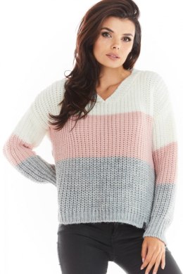 Sweter Damski Model A390 Pink - awama