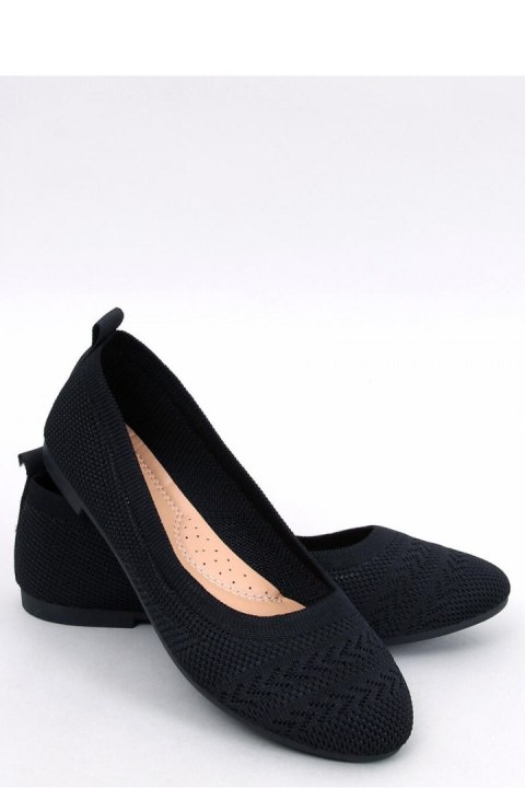 Baleriny z dzianiny NEWEY BLACK - Inello Baleriny z dzianiny NEWEY BLACK - Inello