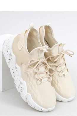 Buty sportowe skarpetkowe INDU BEIGE - Inello