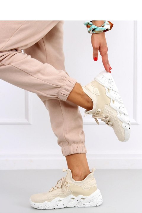 Buty sportowe skarpetkowe INDU BEIGE - Inello Buty sportowe skarpetkowe INDU BEIGE - Inello