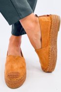 Espadryle na grubej podeszwie POULAIN CAMEL - Inello