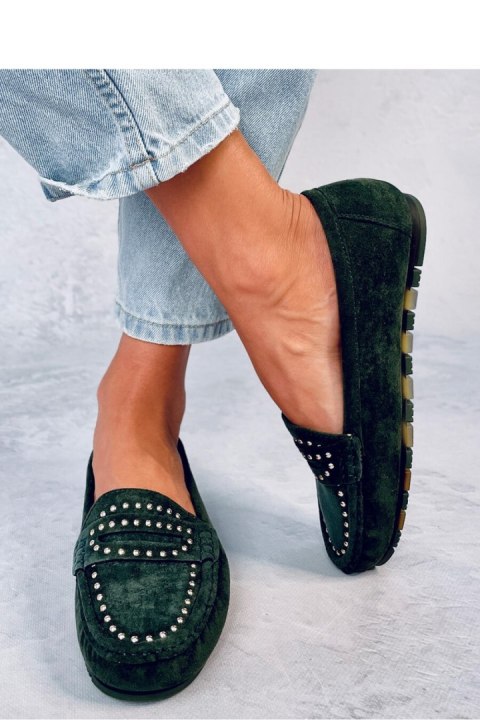 Mokasyny damskie DEYS GREEN - Inello Mokasyny damskie DEYS GREEN - Inello