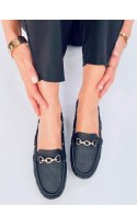 Mokasyny damskie NISA BLACK - Inello