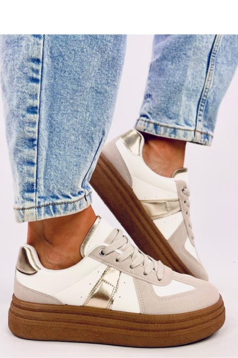 Sneakersy damskie CRITTEN GOLD - Inello Sneakersy damskie CRITTEN GOLD - Inello
