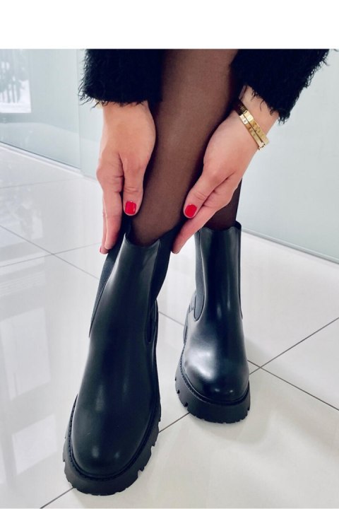 Sztyblety z wysoką cholewką RUMER BLACK - Inello Sztyblety z wysoką cholewką RUMER BLACK - Inello