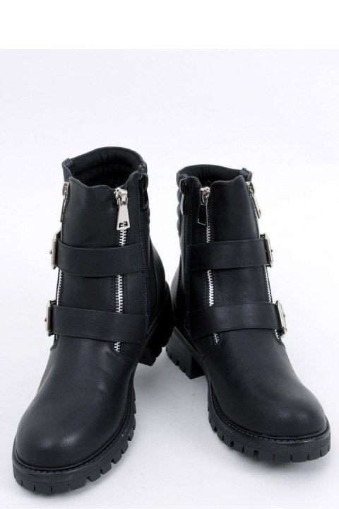 Botki militarne TERRY BLACK - Inello Botki militarne TERRY BLACK - Inello